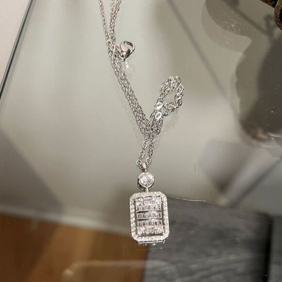 The Empire 2.0 Necklace in 925 and cz - Picture 6 of 12